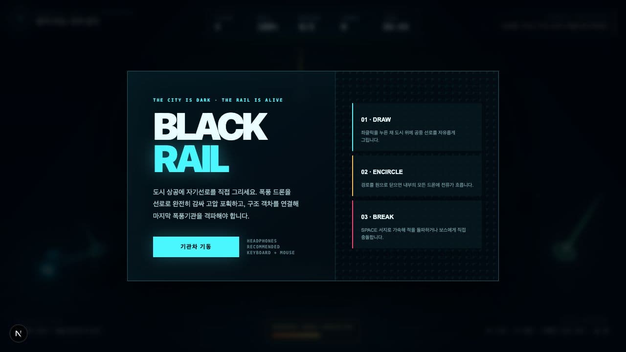 BLACK RAIL: LAST TRAIN · Actual gameplay